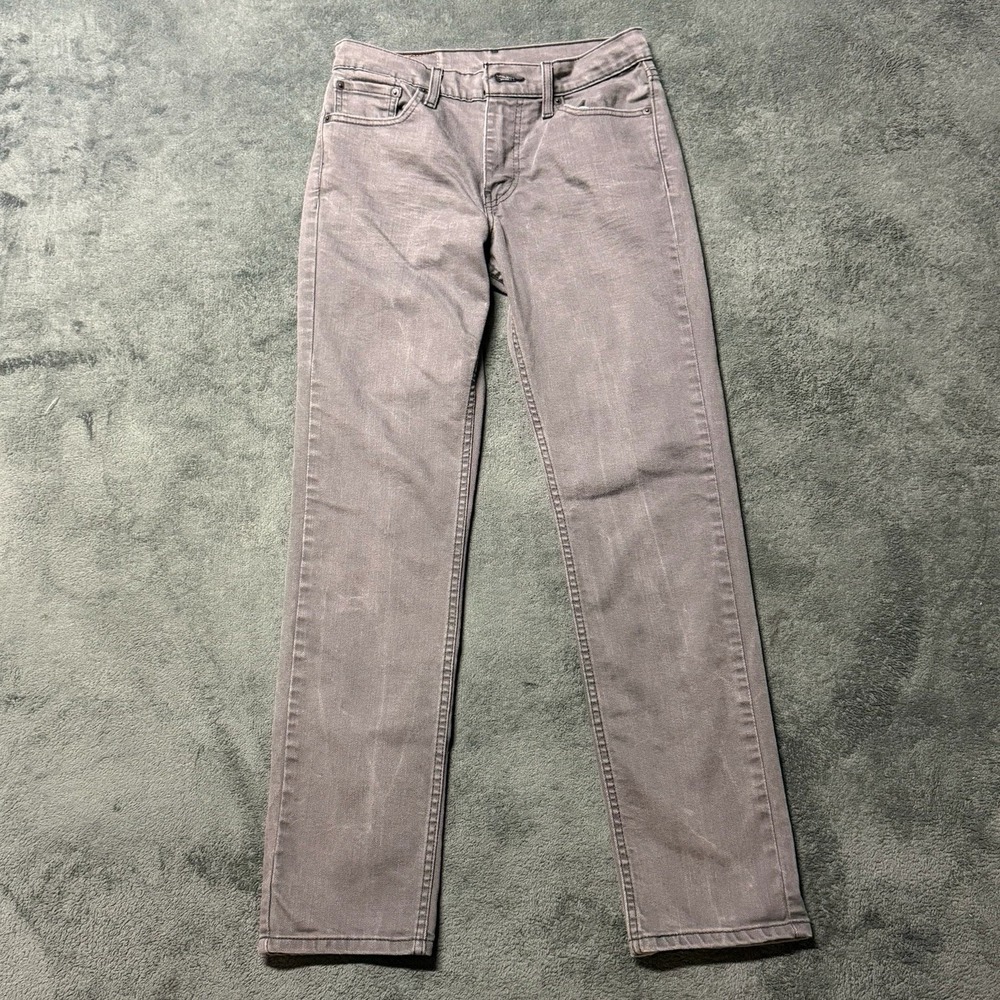 Levi's Men's 511 Gray Wash Straight Leg Low Rise Denim Jeans Size W 30 L 32